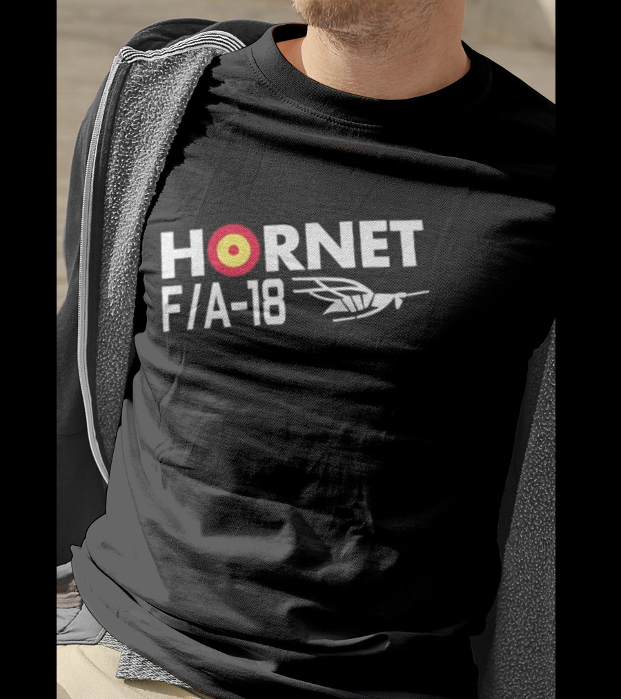 Hornet F/A 18 McDonnell Douglas Jet Fighter Aviation T-Shirt