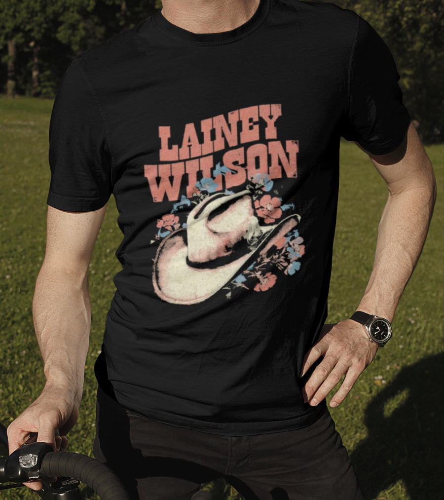 Lainey Wilson Country Music Western Hat Floral T-Shirt