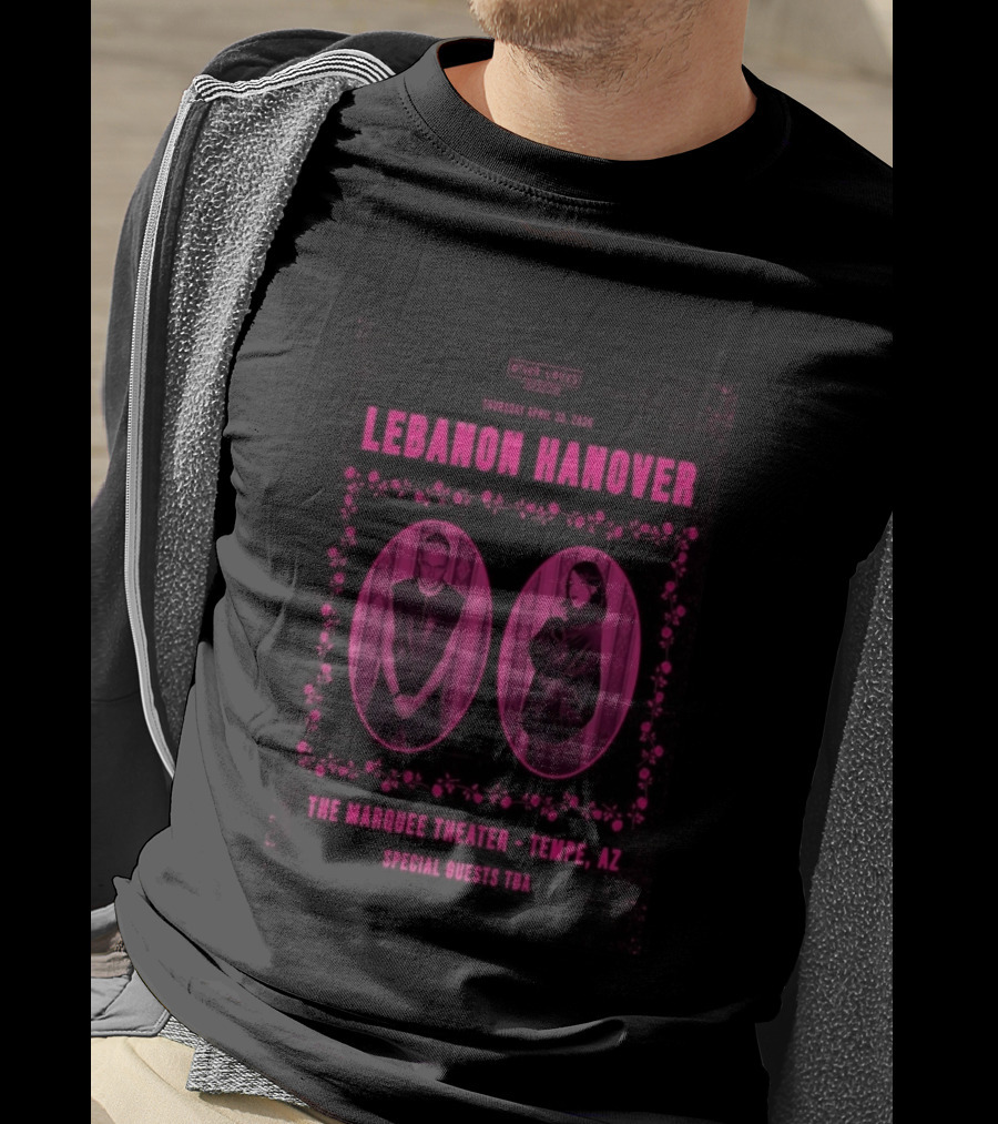 Lebanon Hanover April 30 2026 Marquee Theater Tempe AZ Special Guests TBA T-Shirt