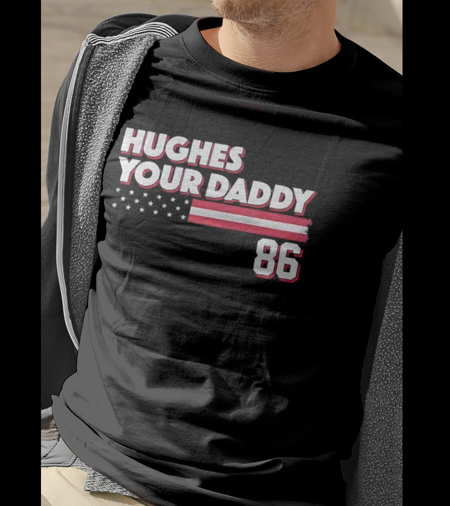 Hughes Your Daddy 86 Stars And Stripes T-Shirt