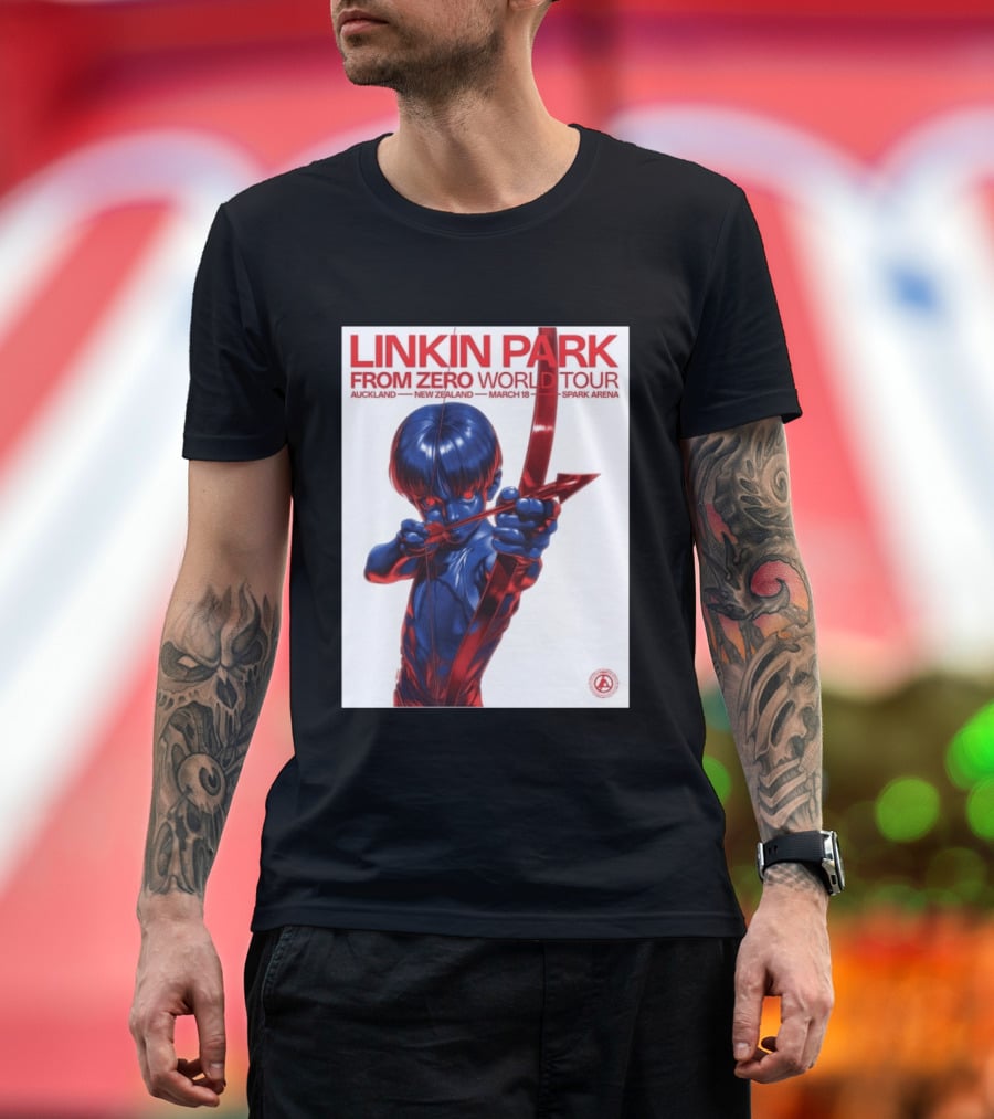 Linkin Park From Zero World Tour Auckland New Zealand 2026 March 18 Spark Arena T-Shirt
