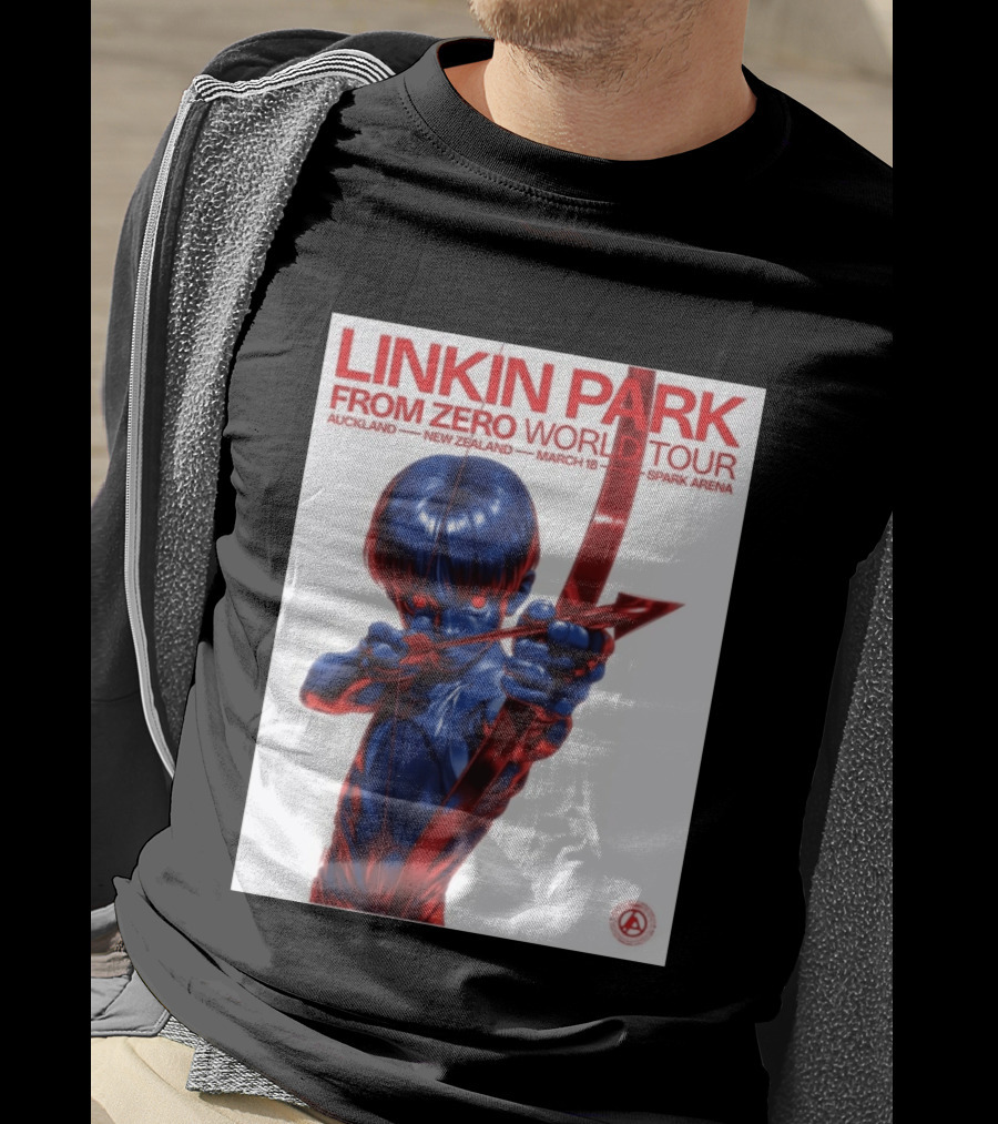 Linkin Park From Zero World Tour Auckland New Zealand 2026 March 18 Spark Arena T-Shirt