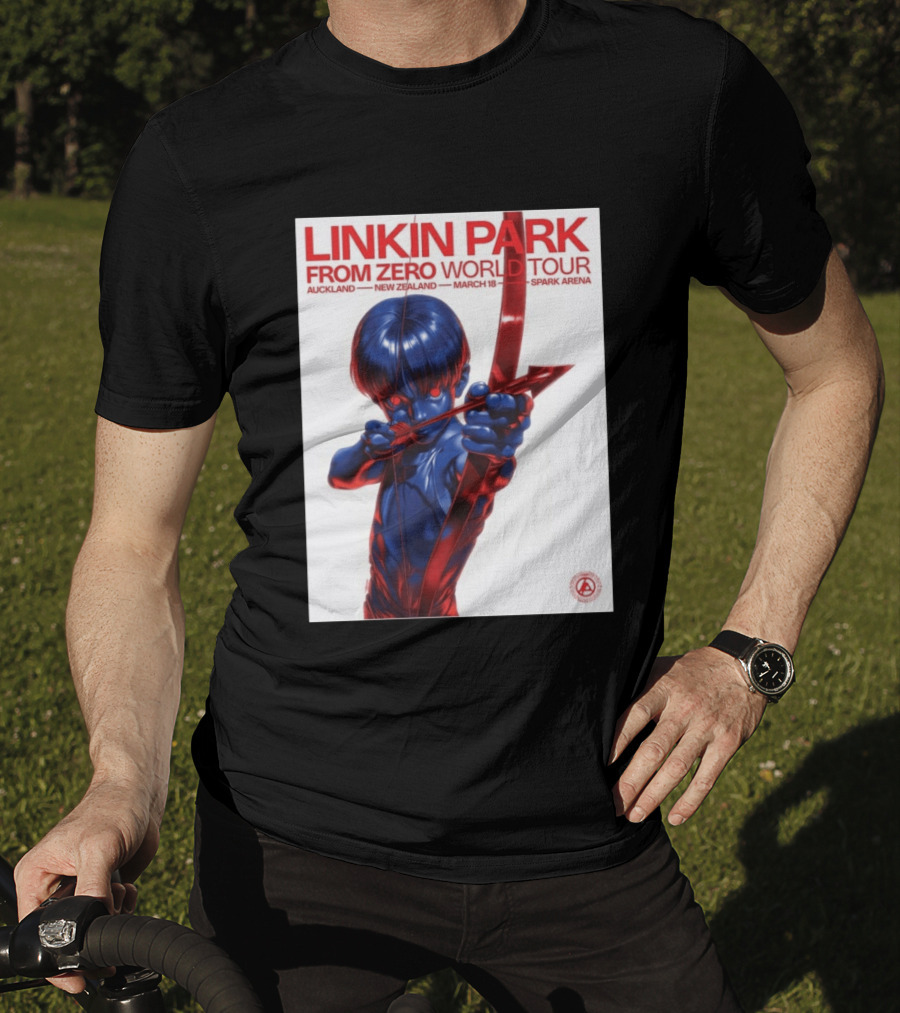 Linkin Park From Zero World Tour Auckland New Zealand 2026 March 18 Spark Arena T-Shirt