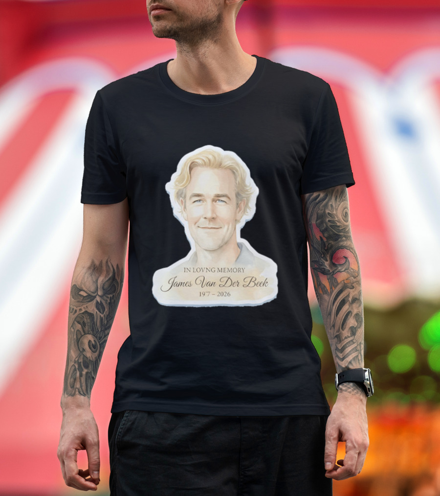 James Van Der Beek In Loving Memory 1977 2026 T-Shirt