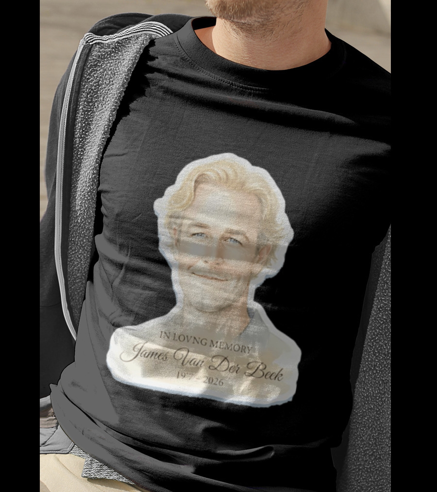 James Van Der Beek In Loving Memory 1977 2026 T-Shirt