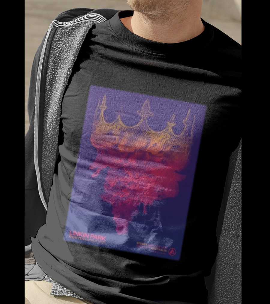 Linkin Park From Zero World Tour Sydney Qudos Bank Arena March 15 2026 Night 2 Australia Gig T-Shirt