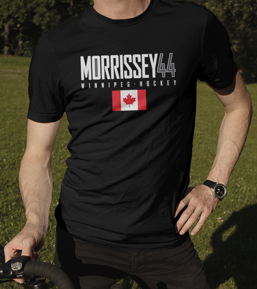 Morrissey 44 Winnipeg Hockey Canada Flag T-Shirt