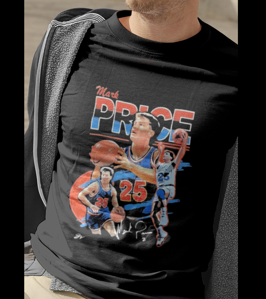 Mark Price 25 Orlando Magic Basketball Player T-Shirt