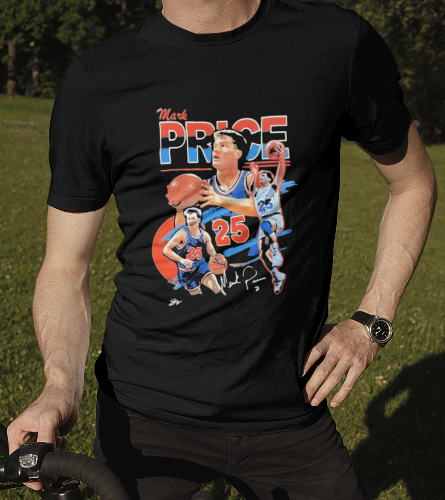 Mark Price 25 Orlando Magic Basketball Player T-Shirt