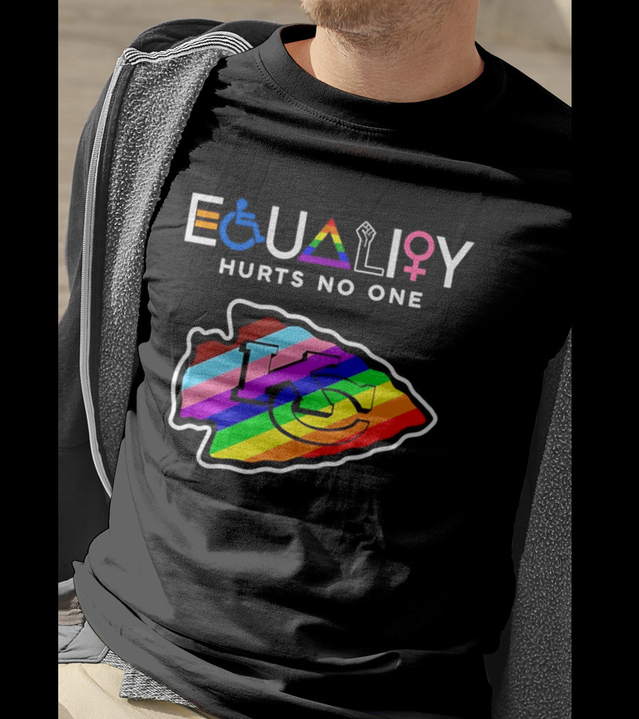 Kansas City Chiefs Equality Hurts No One LGBTQ Pride T-Shirt