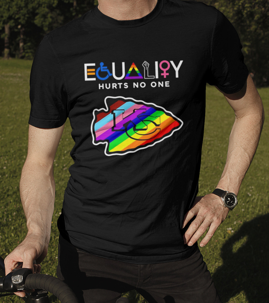 Kansas City Chiefs Equality Hurts No One LGBTQ Pride T-Shirt
