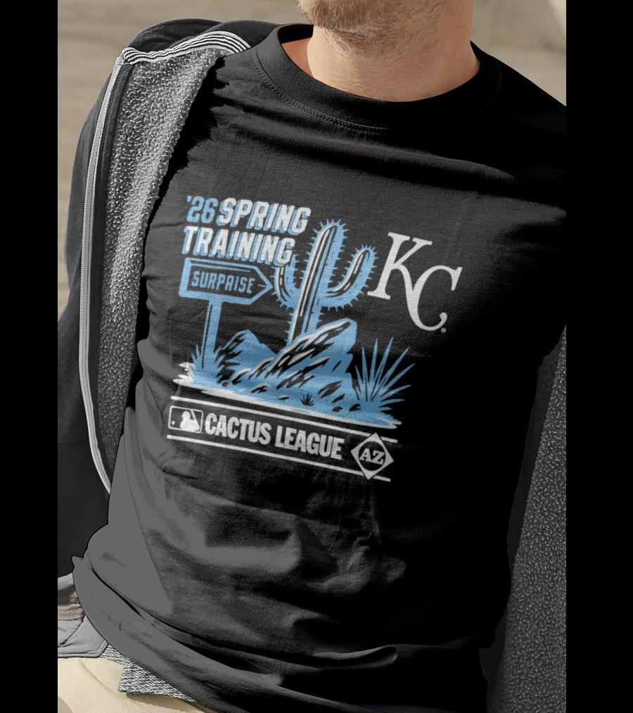KC Royals 2026 Spring Training Surprise Cactus League Majestic T-Shirt
