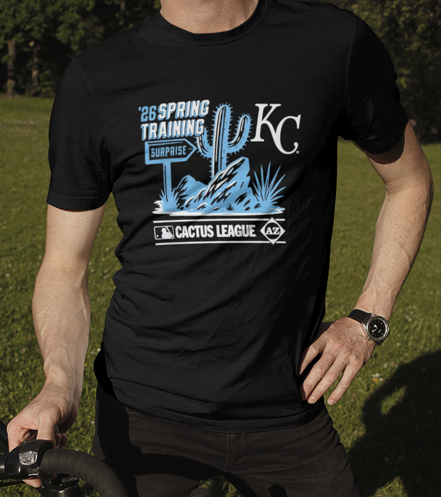 KC Royals 2026 Spring Training Surprise Cactus League Majestic T-Shirt