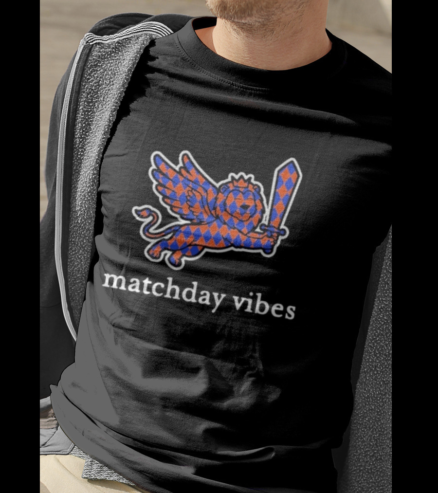 Winged Lion With Sword Matchday Vibes T-Shirt