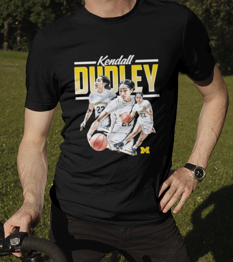 Kendall Dudley Michigan Wolverines Women's Basketball NCAA Player 22 T-Shirt