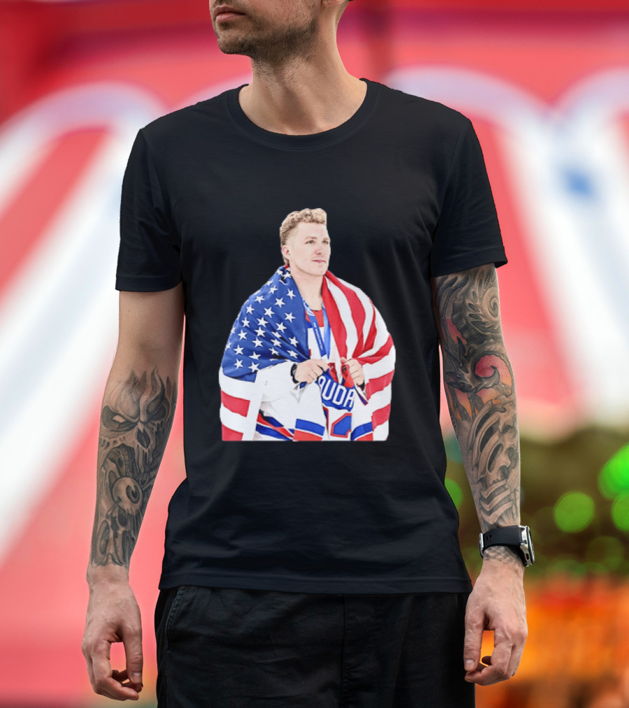 Matthew Tkachuk Team USA 2026 Milano Cortina Winter Olympics Golden Goal T-Shirt