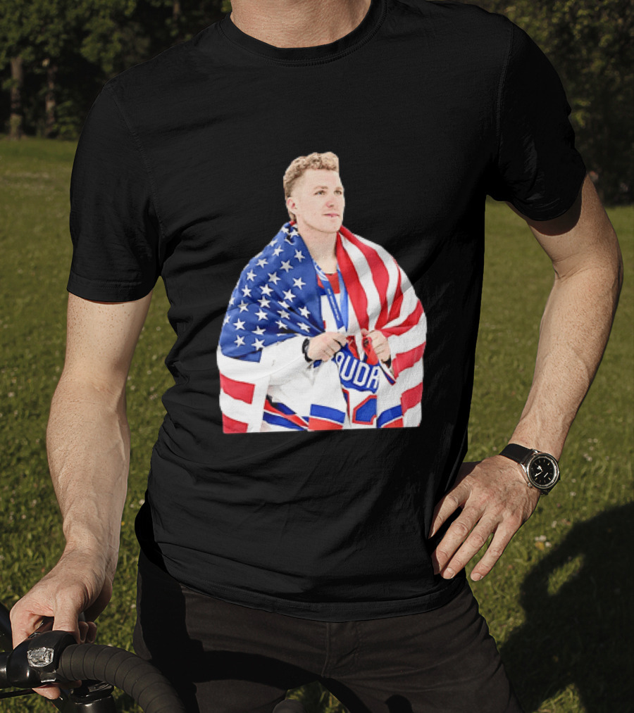 Matthew Tkachuk Team USA 2026 Milano Cortina Winter Olympics Golden Goal T-Shirt