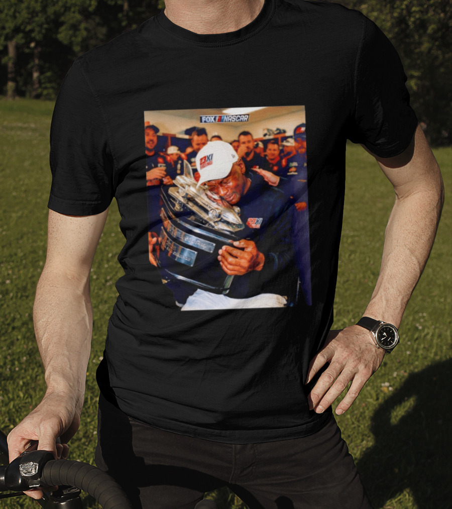 FOX NASCAR Michael Jordan 23XI Racing Daytona 500 Victory Celebration T-Shirt