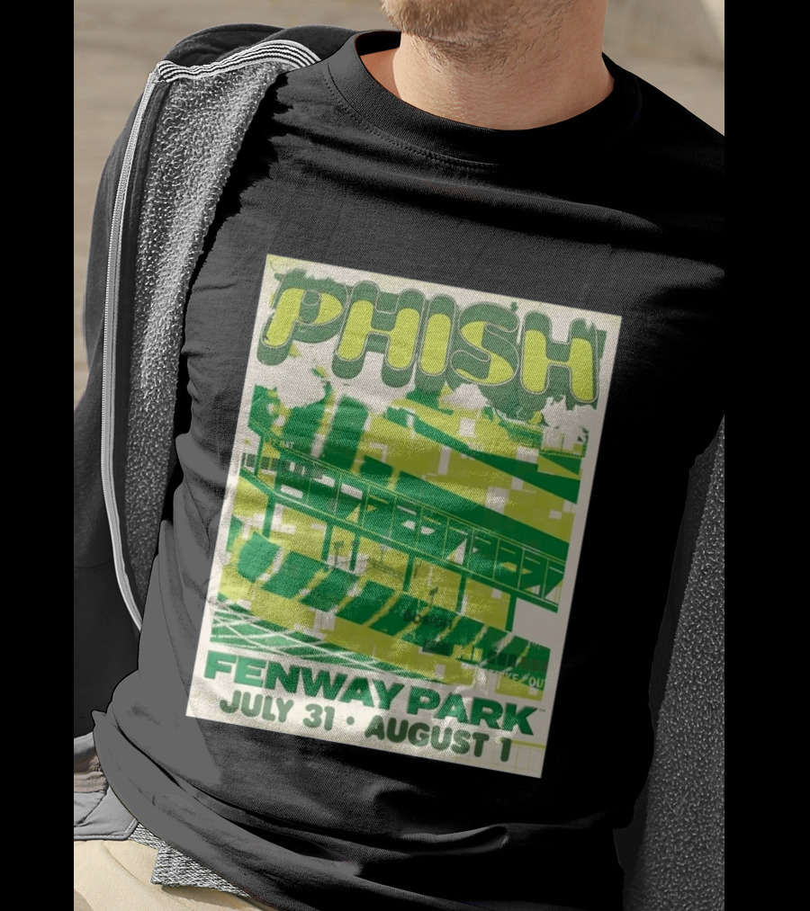 Phish Fenway Park Boston July 31 August 1 Event 2026 T-Shirt