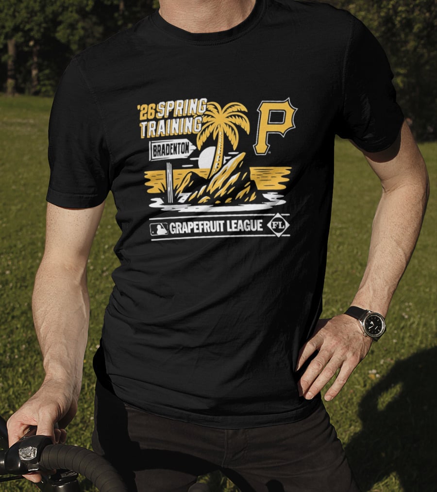 2026 Spring Training Bradenton Pittsburgh P Grapefruit League MLB FL T-Shirt