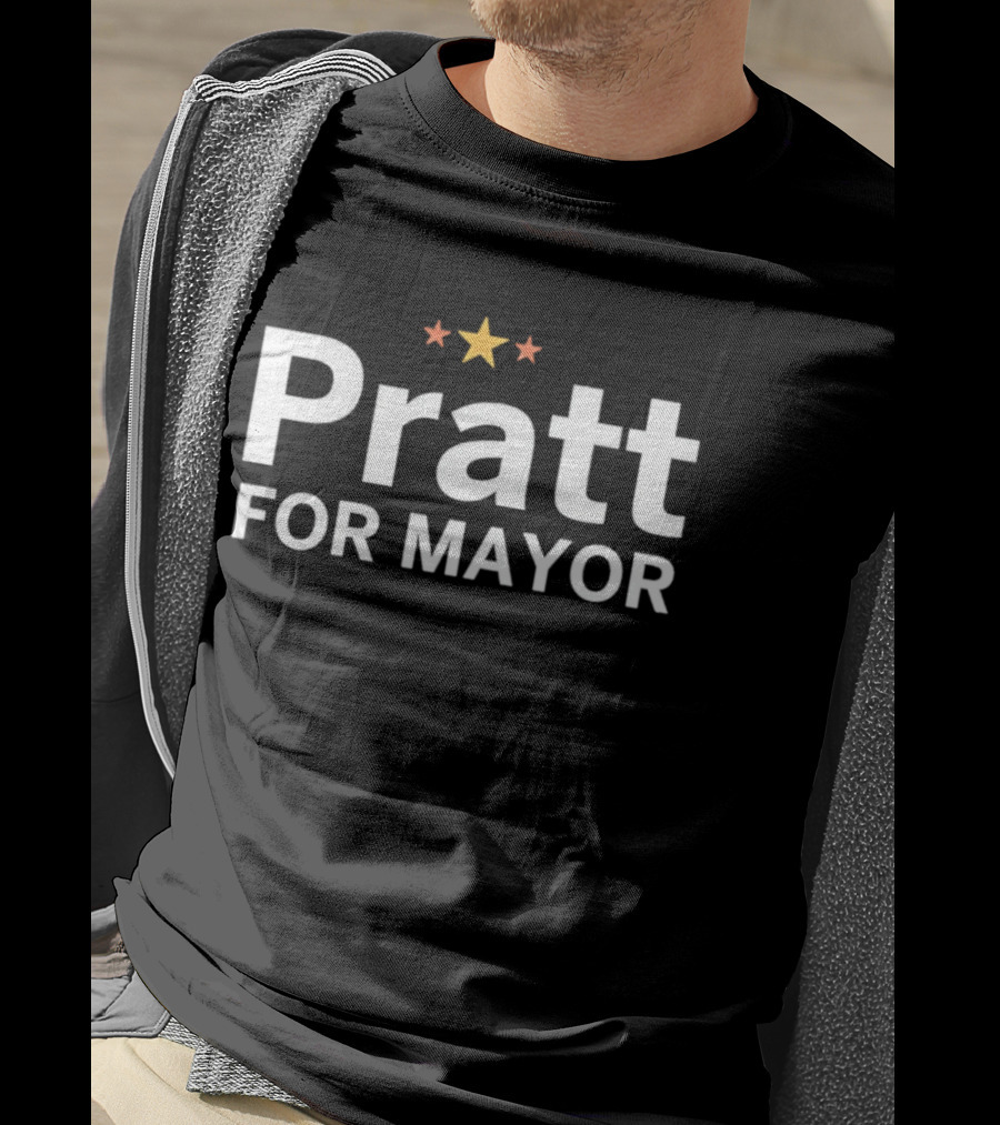 Pratt For Mayor Stars T-Shirt