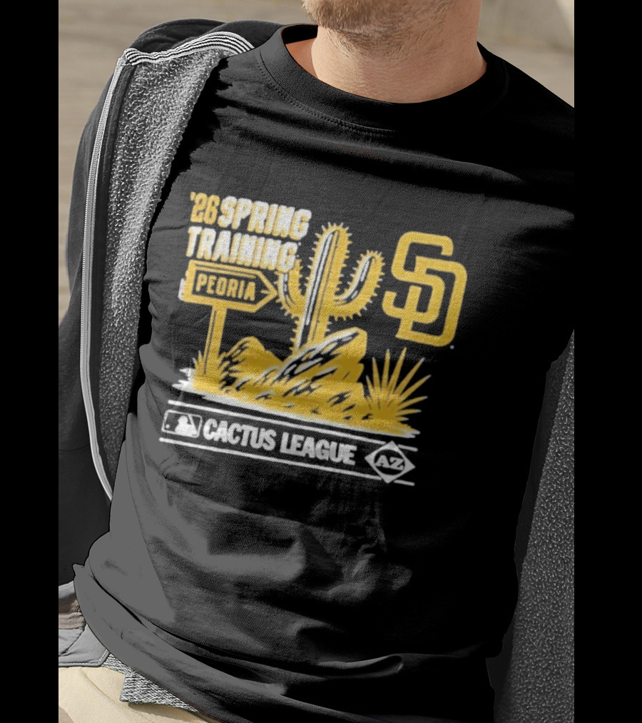 San Diego Padres 2026 Cactus League Spring Training Peoria MLB T-Shirt
