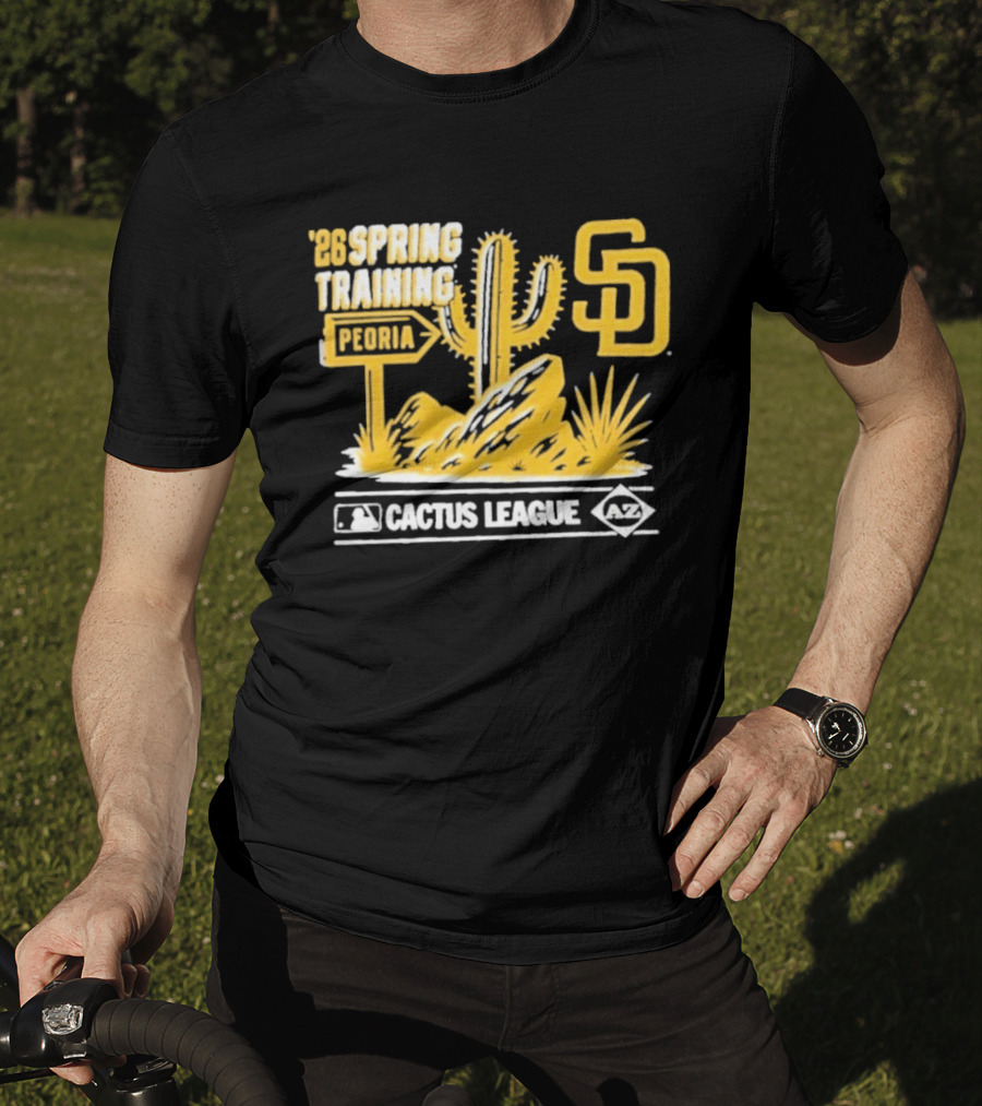 San Diego Padres 2026 Cactus League Spring Training Peoria MLB T-Shirt