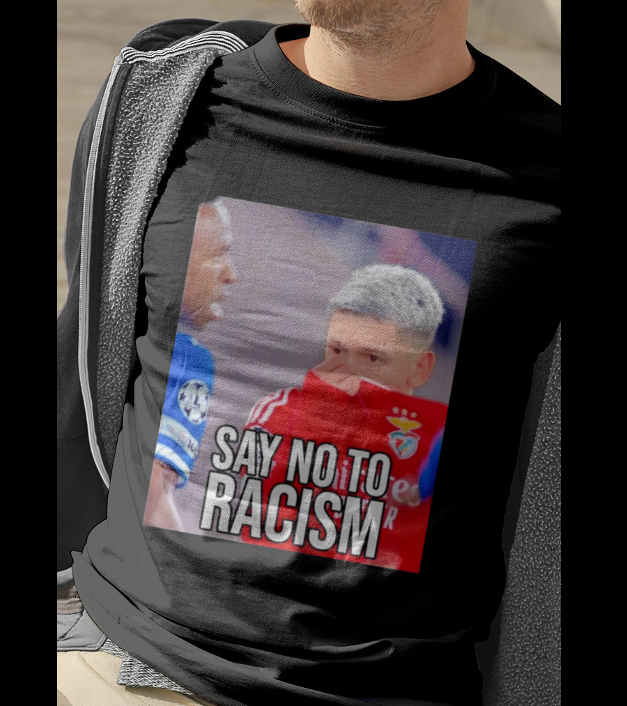 Say No To Racism Prestianni Benfica Soccer Awareness T-Shirt
