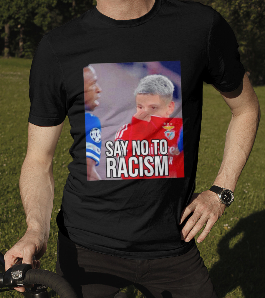 Say No To Racism Prestianni Benfica Soccer Awareness T-Shirt