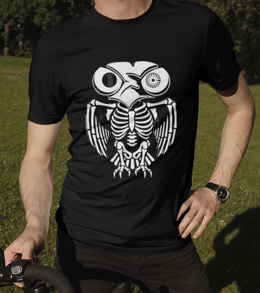 One Eyed Owl Skeleton Band T-Shirt