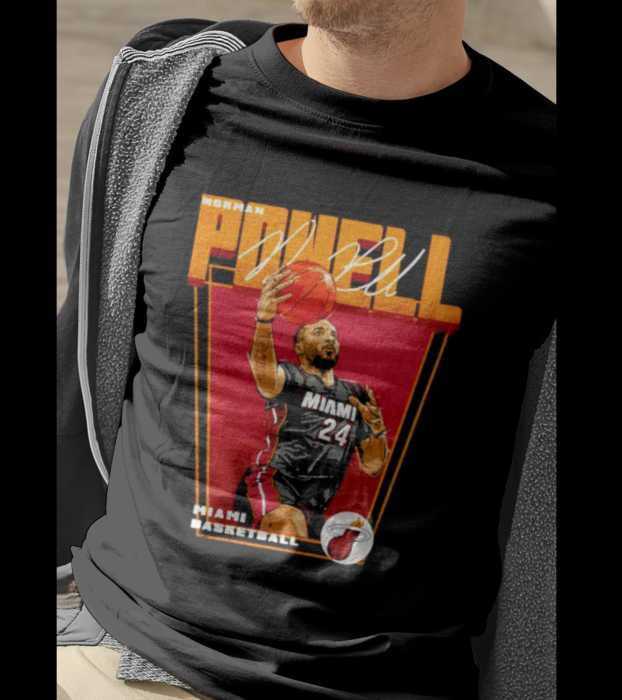 Norman Powell Miami Basketball 24 T-Shirt