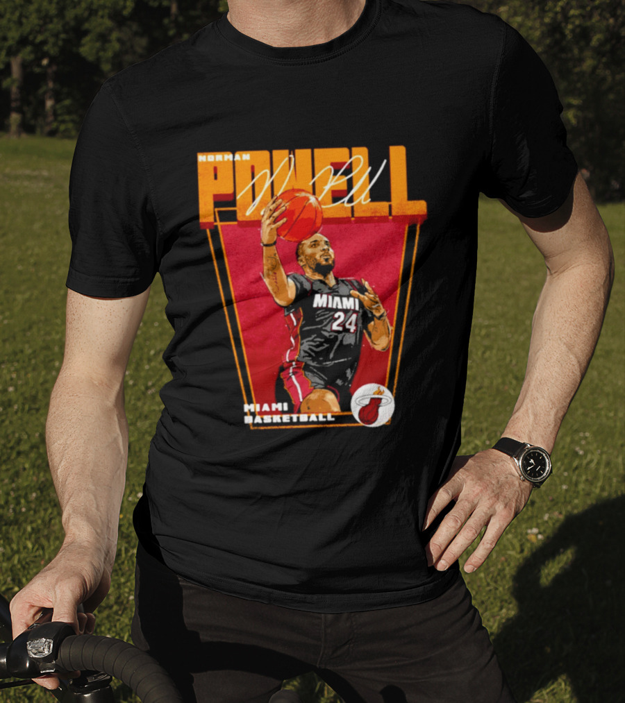 Norman Powell Miami Basketball 24 T-Shirt