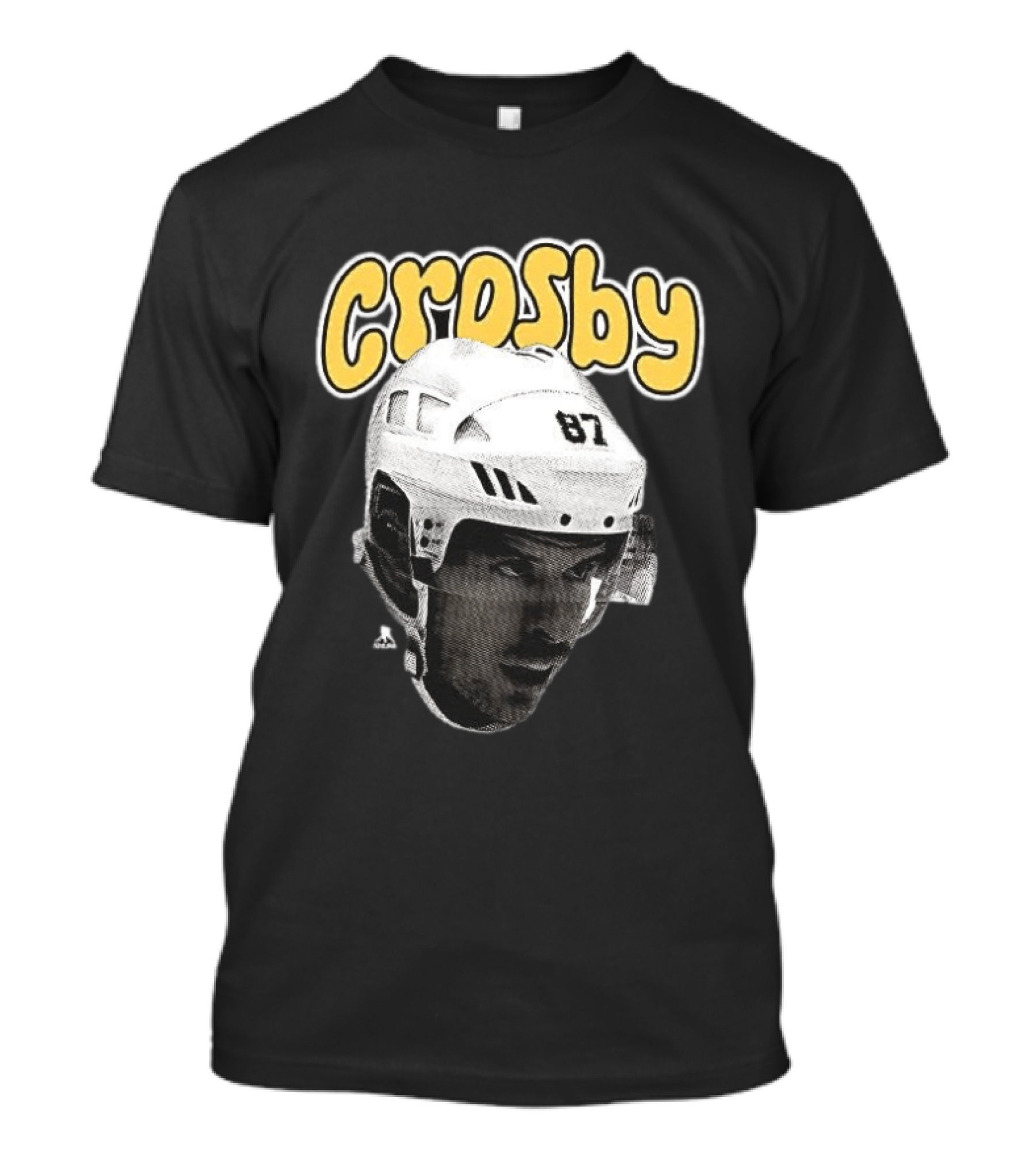 Sidney Crosby Pittsburgh Penguins Hockey 87 Big Face T-Shirt