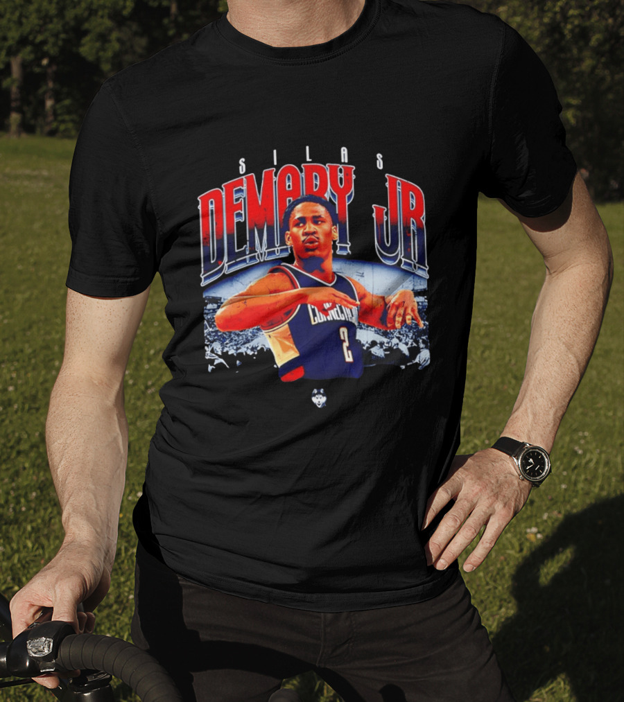 Silas Demary Jr UConn Husky Basketball Player Collage T-Shirt