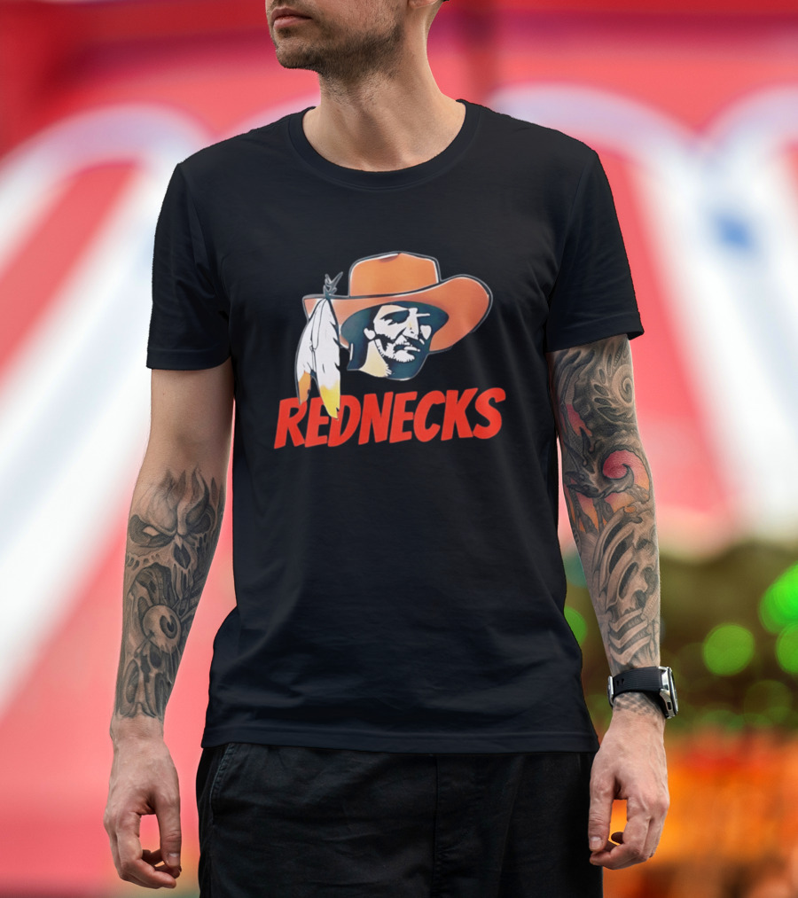 Rednecks Cowboy Hat Feather T-Shirt