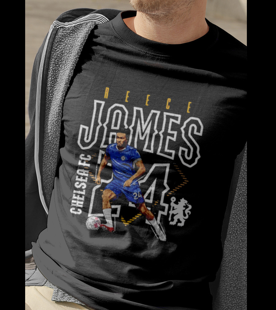 Reece James Chelsea FC 24 Football Jersey Fan Gear T-Shirt