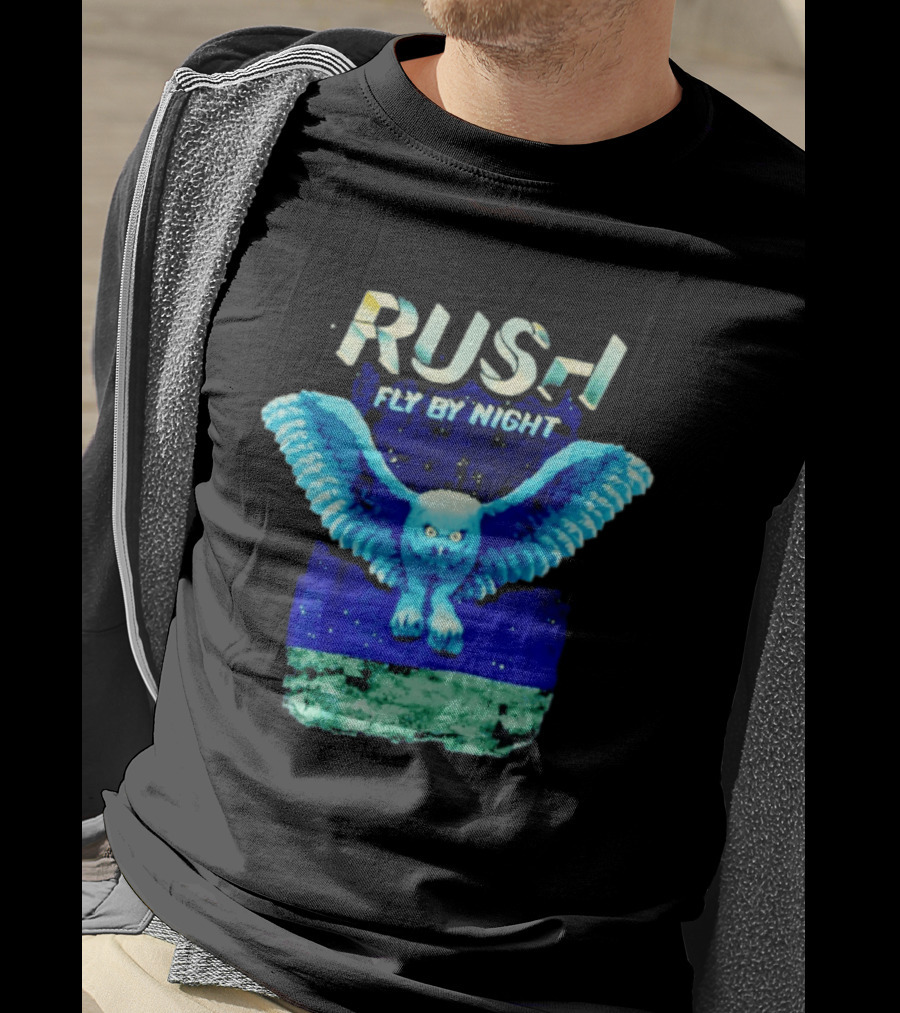 Rush Fly By Night Album Owl T-Shirt