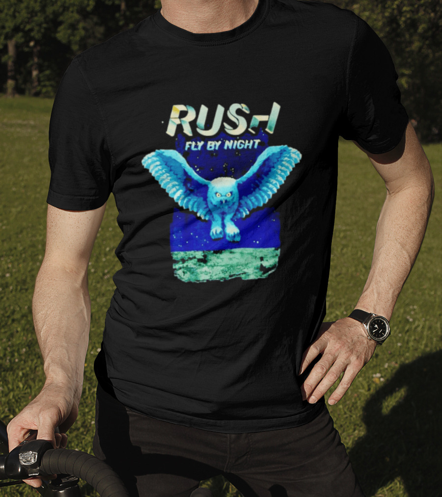 Rush Fly By Night Album Owl T-Shirt