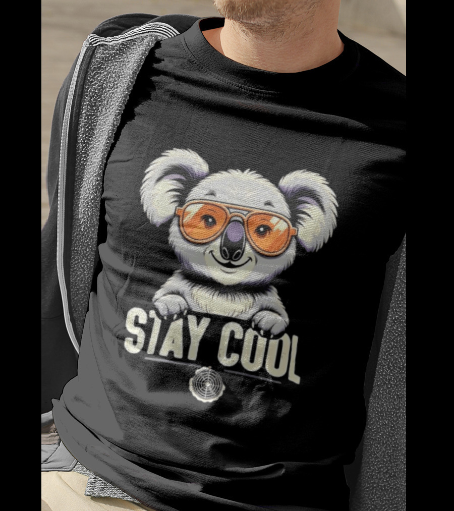 Stay Cool Koala Sunglasses Fun T-Shirt