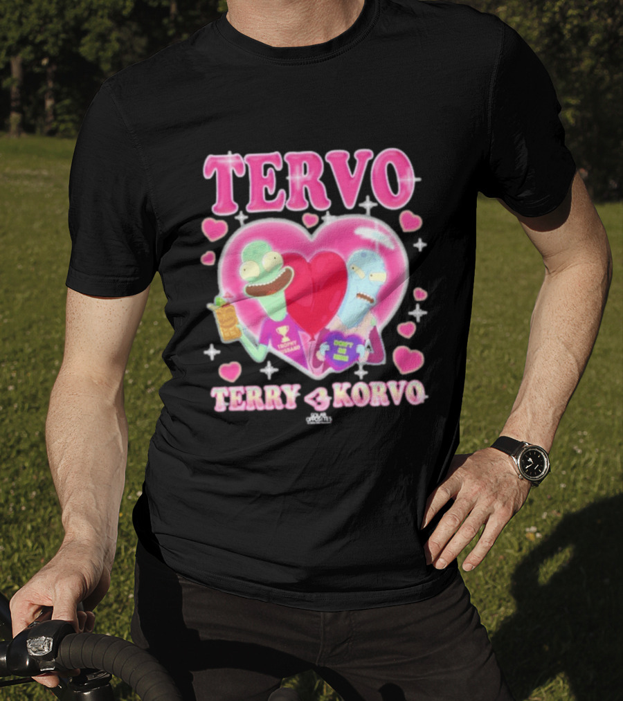 TERVO Terry Korvo Trophy Husband Don't Go Bacon My Heart T-Shirt