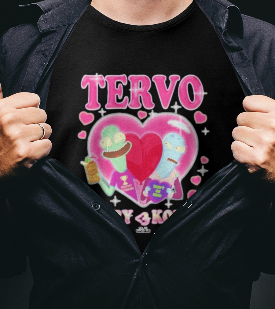 TERVO Terry Korvo Trophy Husband Don't Go Bacon My Heart T-Shirt