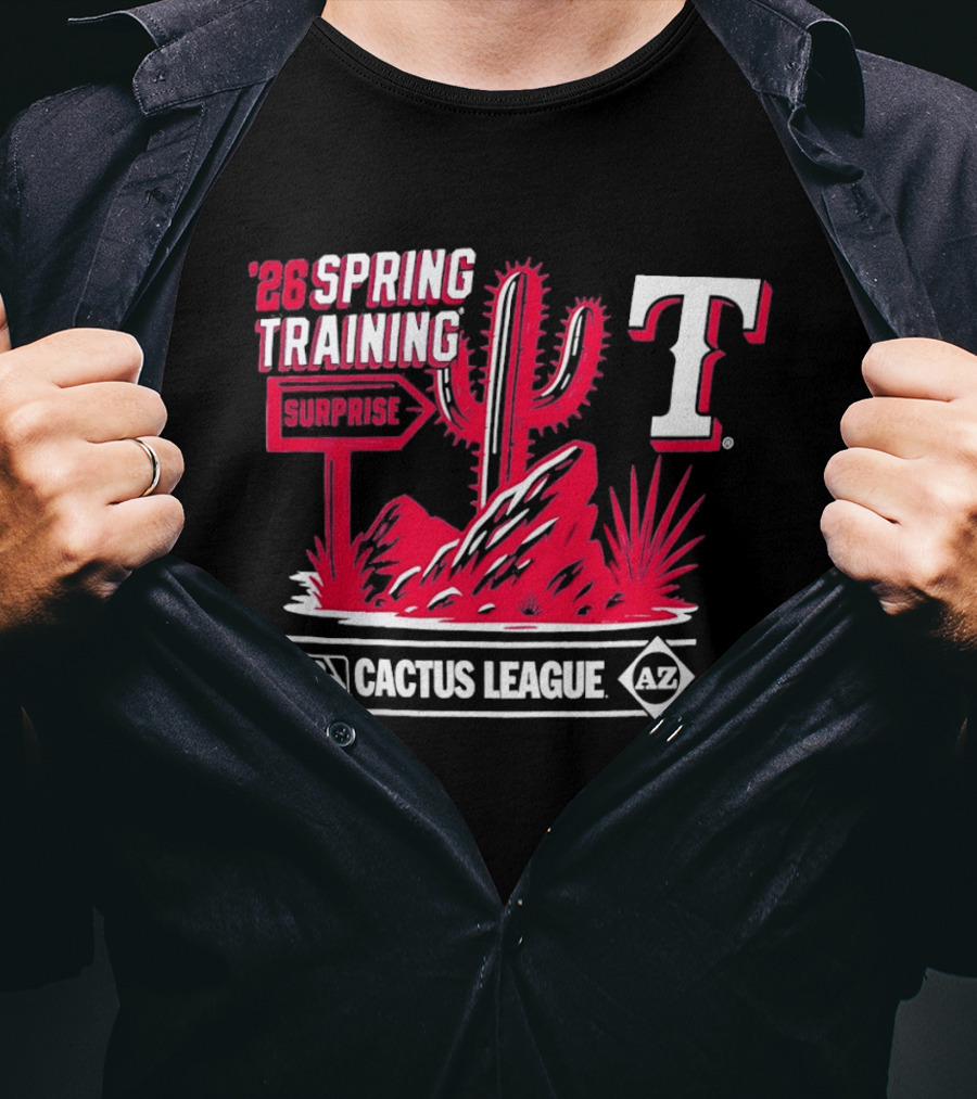 Texas Rangers 2026 Surprise Cactus League Spring Training MLB T-Shirt