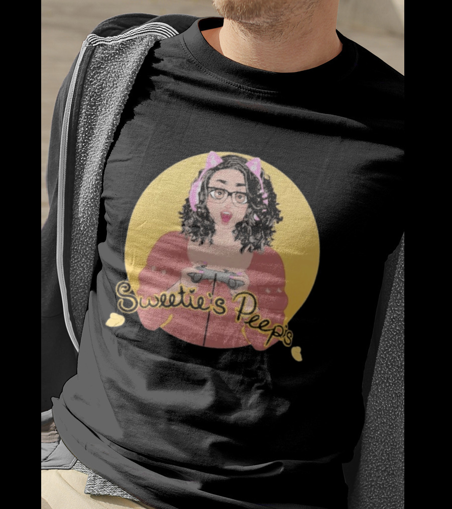 Sweetie's Peeps Gamer Girl Headset And Glasses T-Shirt