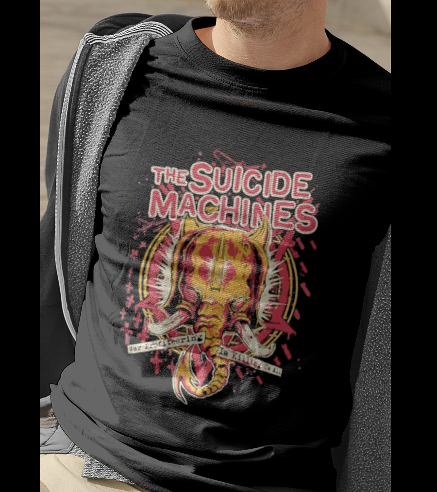 The Suicide Machines Elephant Art War Profiteering Is Killing Us All T-Shirt