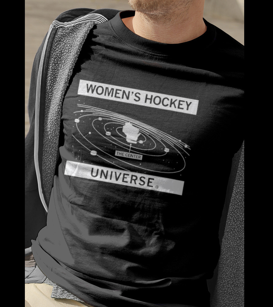Women's Hockey Universe Celestial Orbit Rings T-Shirt