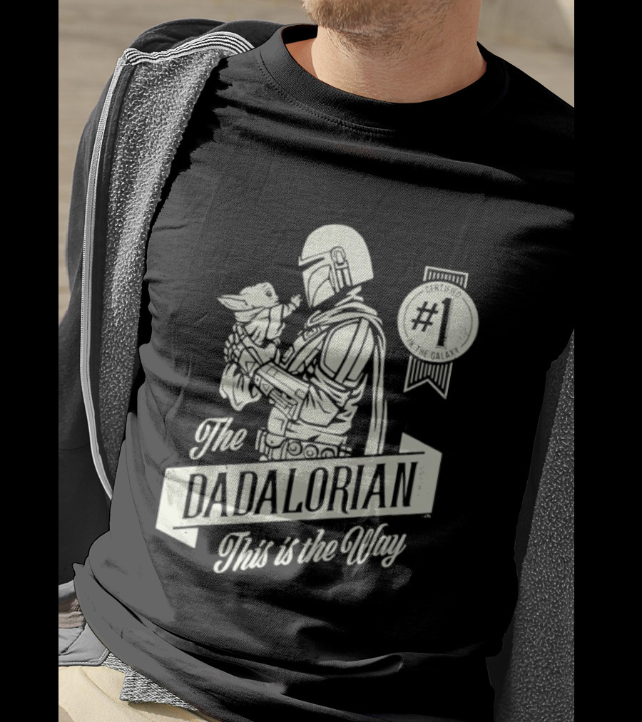 The Dadalorian Yoda Mandalorian Star Wars This Is The Way #1 T-Shirt