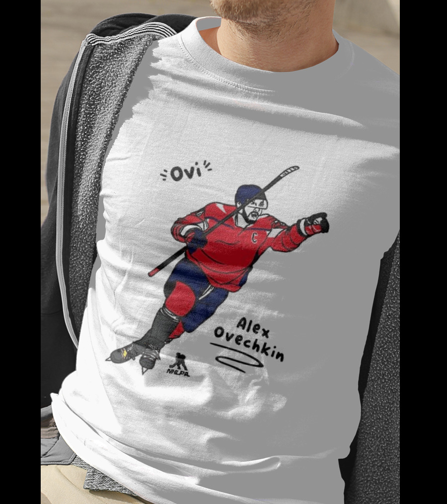 Ovi Cartoon Alex Ovechkin Washington Capitals Hockey T-Shirt