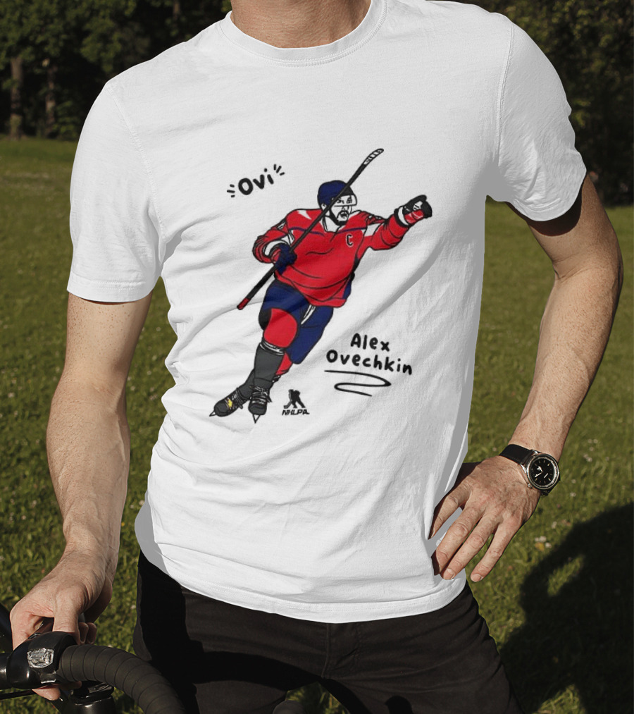 Ovi Cartoon Alex Ovechkin Washington Capitals Hockey T-Shirt