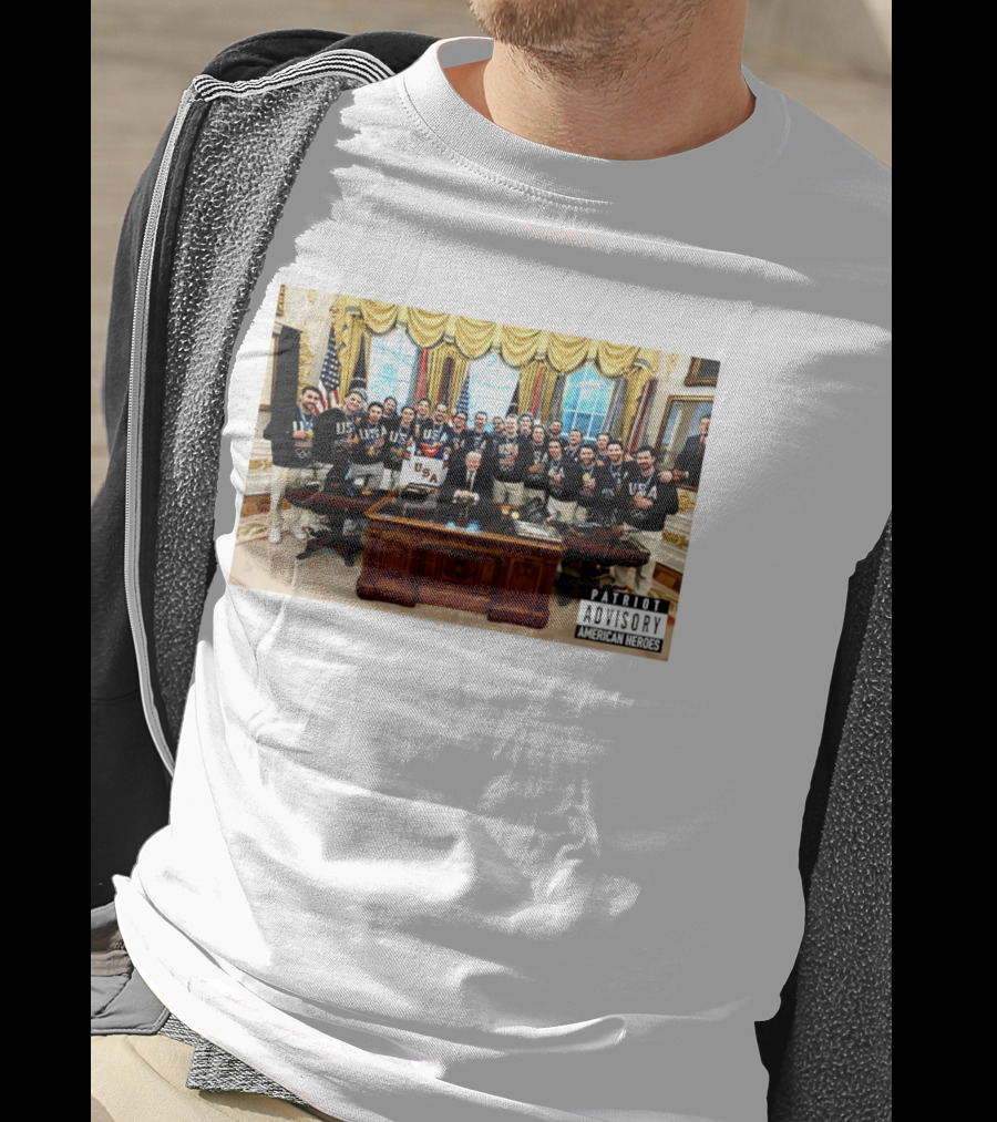 PATRIOT USA Olympic Hockey Team Trump American Heroes T-Shirt