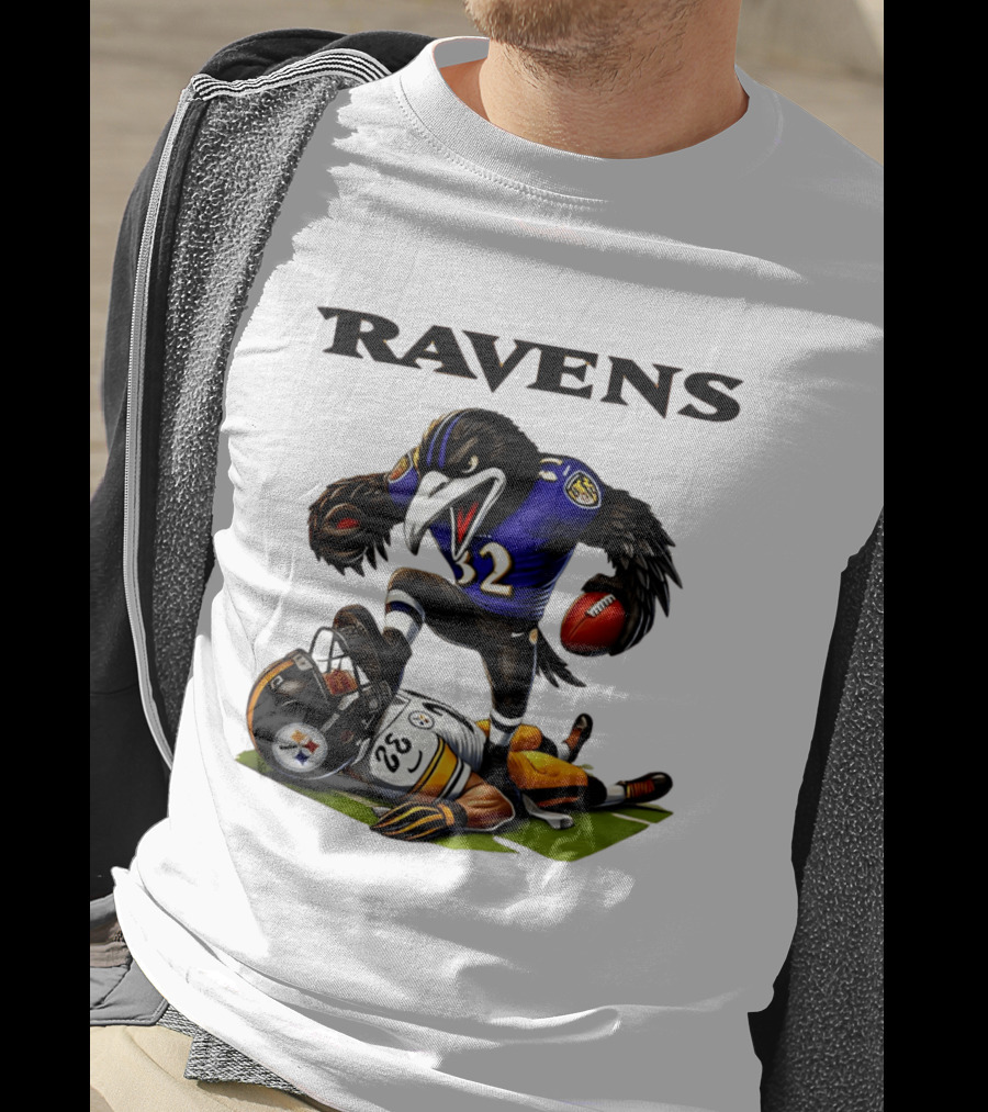 Ravens Vs Steelers Rivalry Intensity Football Battle T-Shirt